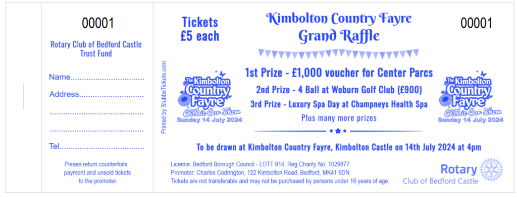 Programme – Kimbolton Country Fayre & Classic Car Show